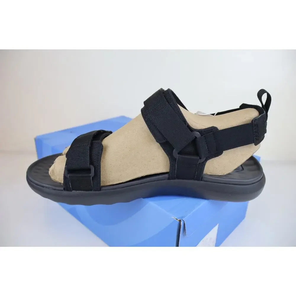 NEW Hey Dude Carson Sandals Sport Mode Men's Black Outdoor Hiking Size 12